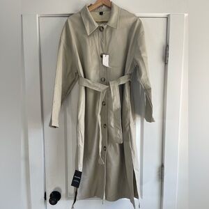 Storets Melanie Pleather Trench Coat - M